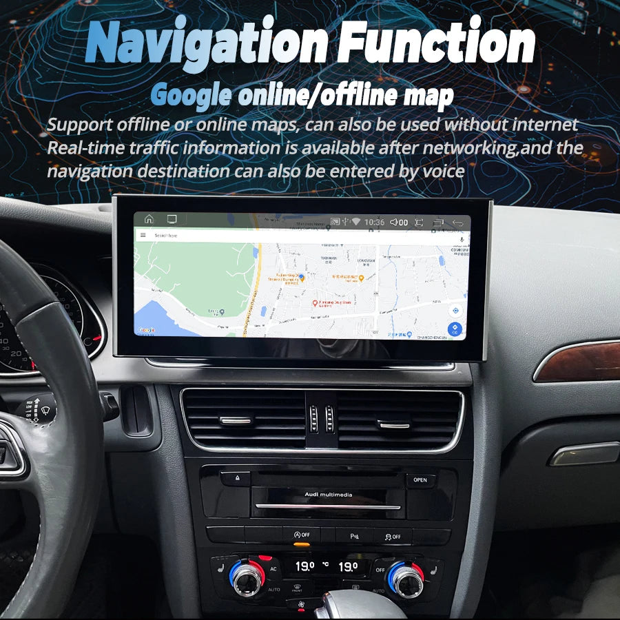 12.3''/10.25'' Qled Screen For AUDI A4 A5 2008-2016 Android 13 Car Stereo GPS Wireless Car | AUTOKITSHOP