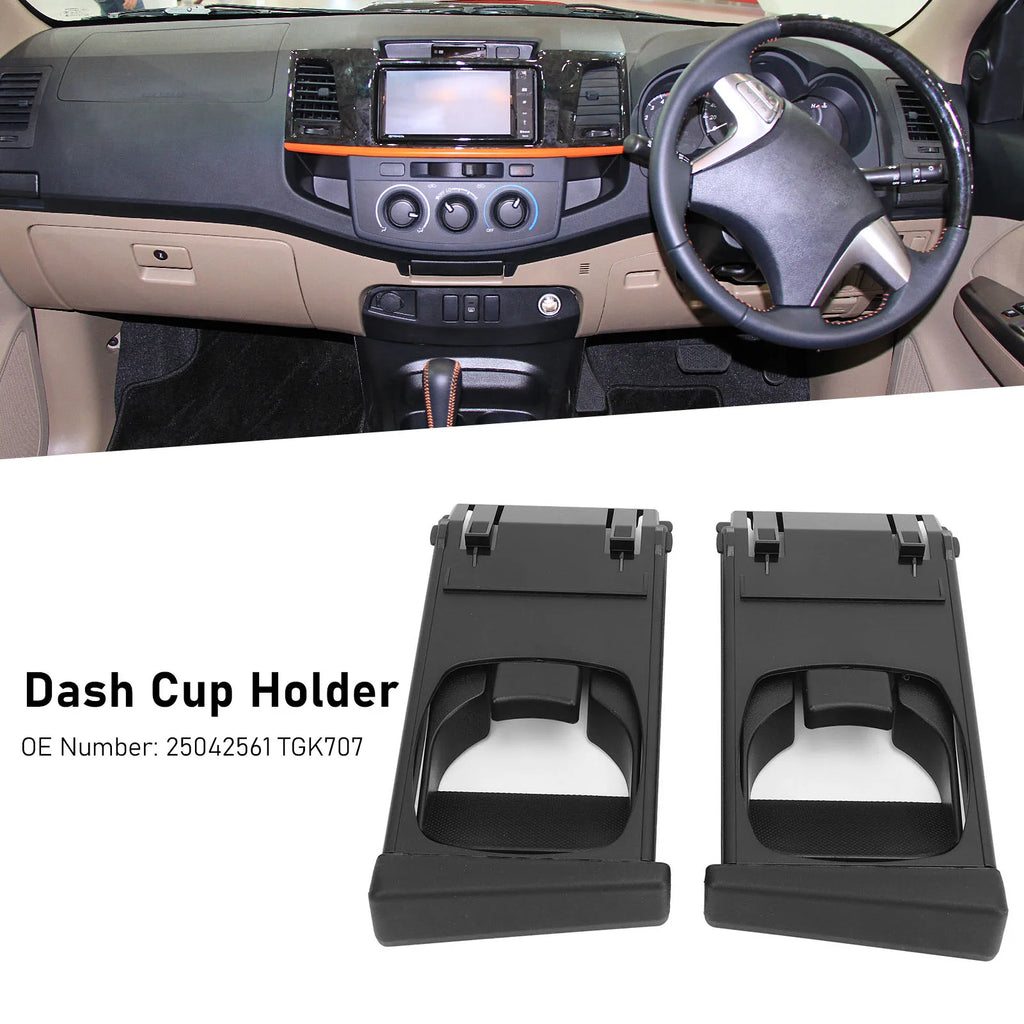 2Pcs Car Dash Cup Holder 25042561 TGK707 Stylish Sturdy Multipurpose Dashboard Cup Holder For Hi - Automotive LED Light
