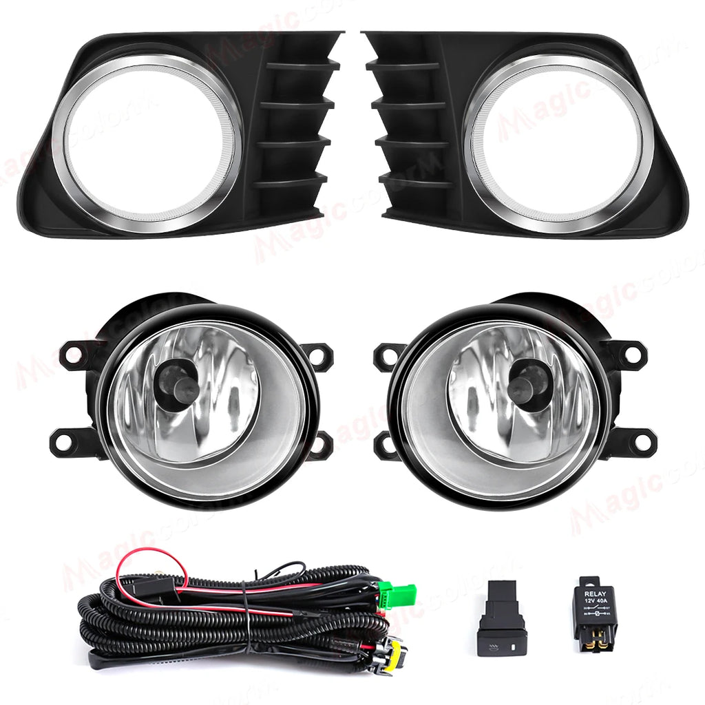 For Toyota Prius V 2011 2012 2013 2014 Car Fog Lamp Assembly Halogen Front Fog Light With  | AUTOKITSHOP