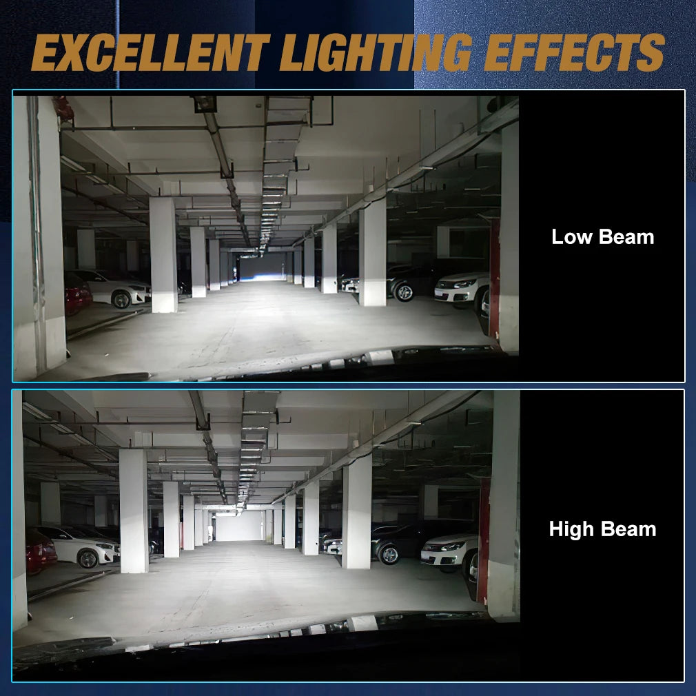 150W 30000LM H7 LED Headlight Bulb Beam Kit Mini Wireless CSP Car Headlamp Auto Diode Lamp