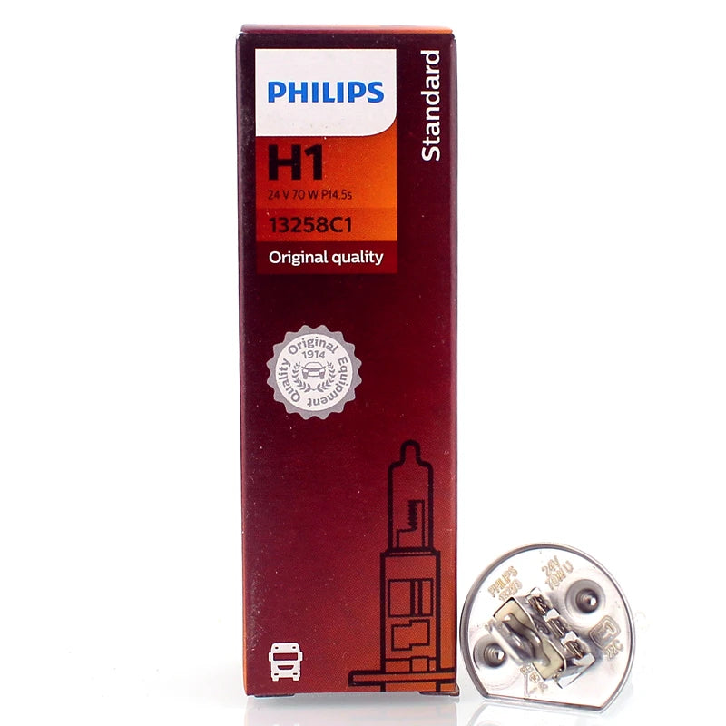 Philips 24V Truck Headlight Bulb H1 24V 70W P14.5s 13258C1