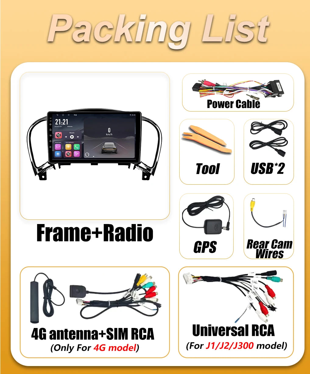 Carplay Car Radio For Nissan Juke YF15 2010 2011 2012 2013 2014 Android Auto Multimedia Vi | AUTOKITSHOP