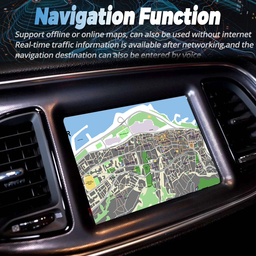 8.4inch Android Screen For Dodge Charger 2015 - 2023 Car Radio Multimedia Video Stereo Pla