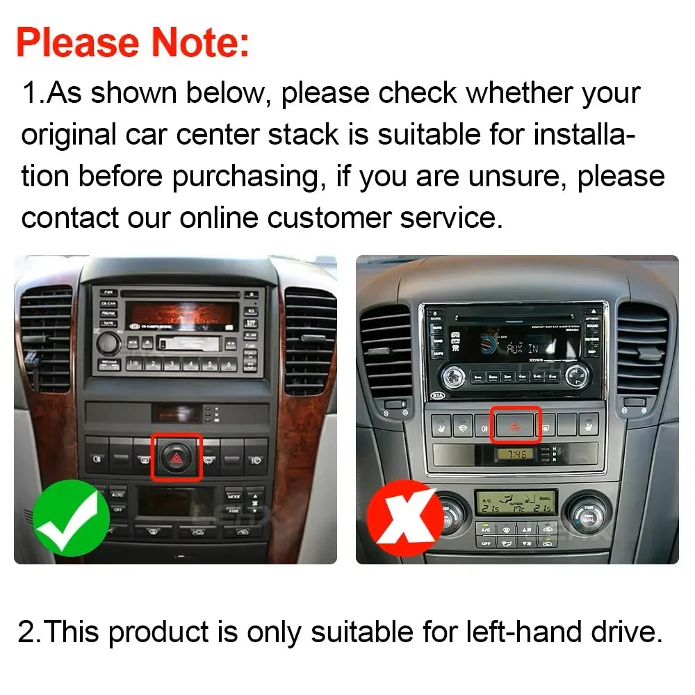 9.7 Inch For Kia Sorento Bl 2002-2006 Car Radio Android 16 Gps navigation Vertical Touch S | AUTOKITSHOP