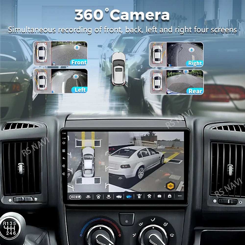 Android 16 Car Radio For Fiat Ducato Peugeot Boxer Citroen Jumper 2006 -2022 Wireless Carp