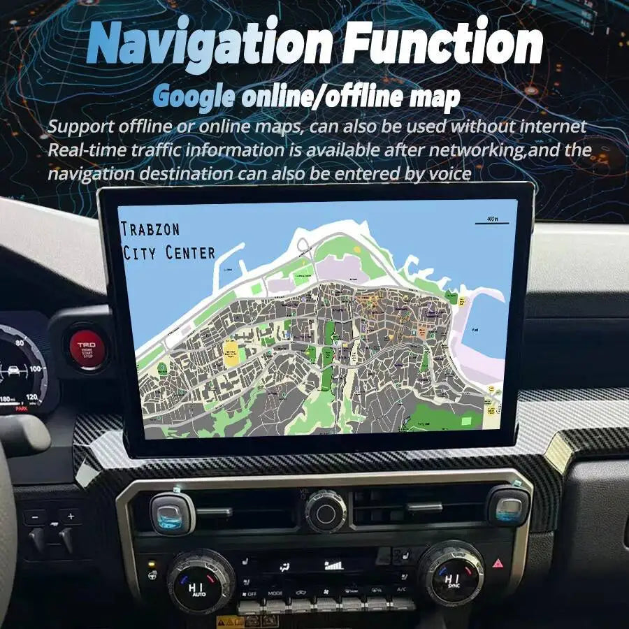 For TOYOTA TACOMA 2024 To Present Car Radio Multimedia Video Player Carplay Navigation GPS | AUTOKITSHOP