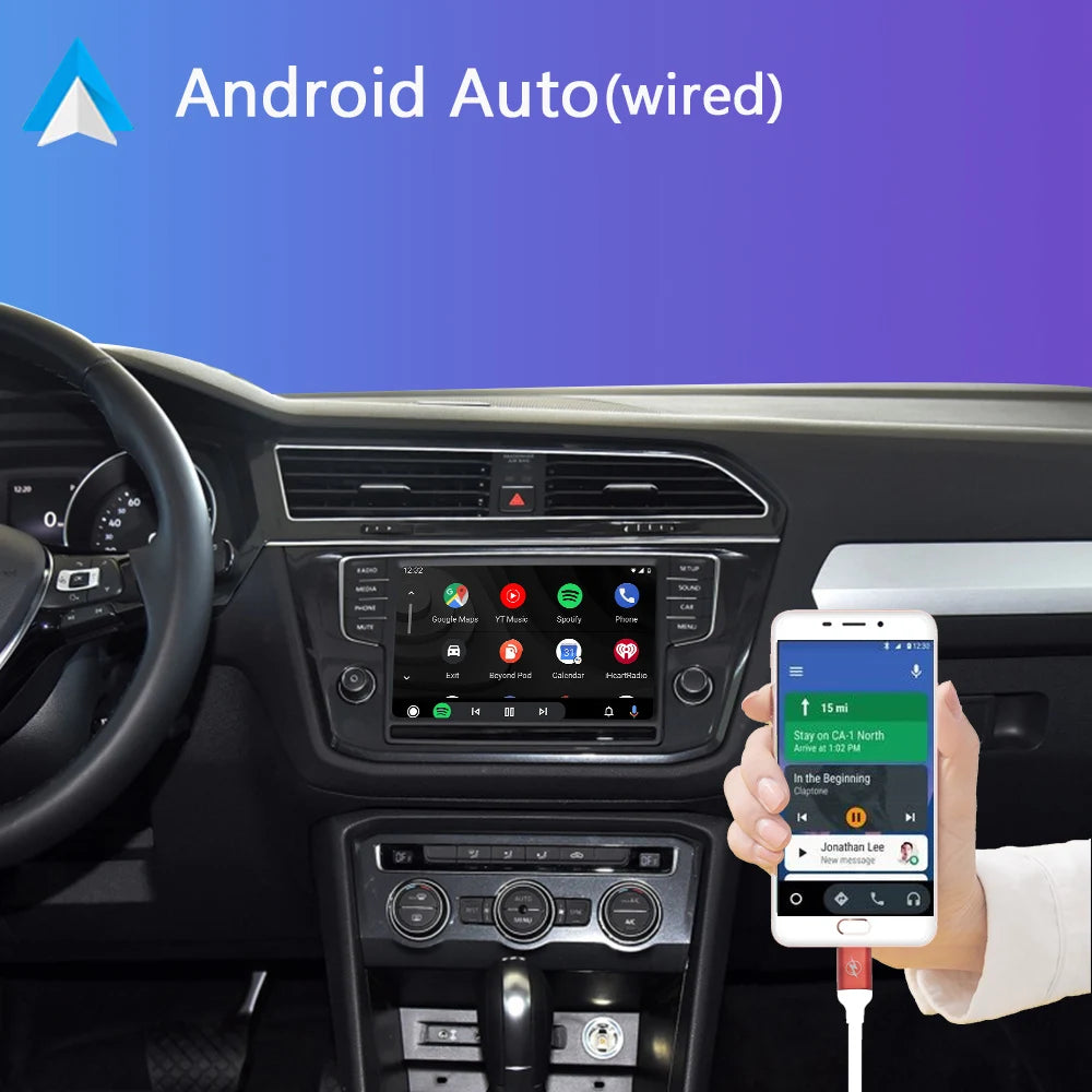 Wireless Carplay Android Auto Mirror Link Module Box For VW Volkswagen Skoda Octavia A5 Go | AUTOKITSHOP