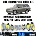 14-Piece LED Interior Light Kit for Nissan Pathfinder R50 1996-1999 - Canbus Dome Map Door Trunk Bulbs | AUTOKITSHOP
