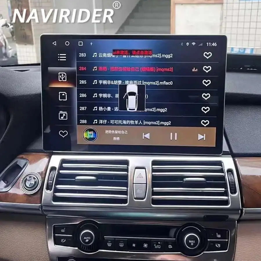 13.3inch Android 14 Carplay Auto Car Multimedia Player For Bmw X5 E70 X6 E71 CCC CIC Autor