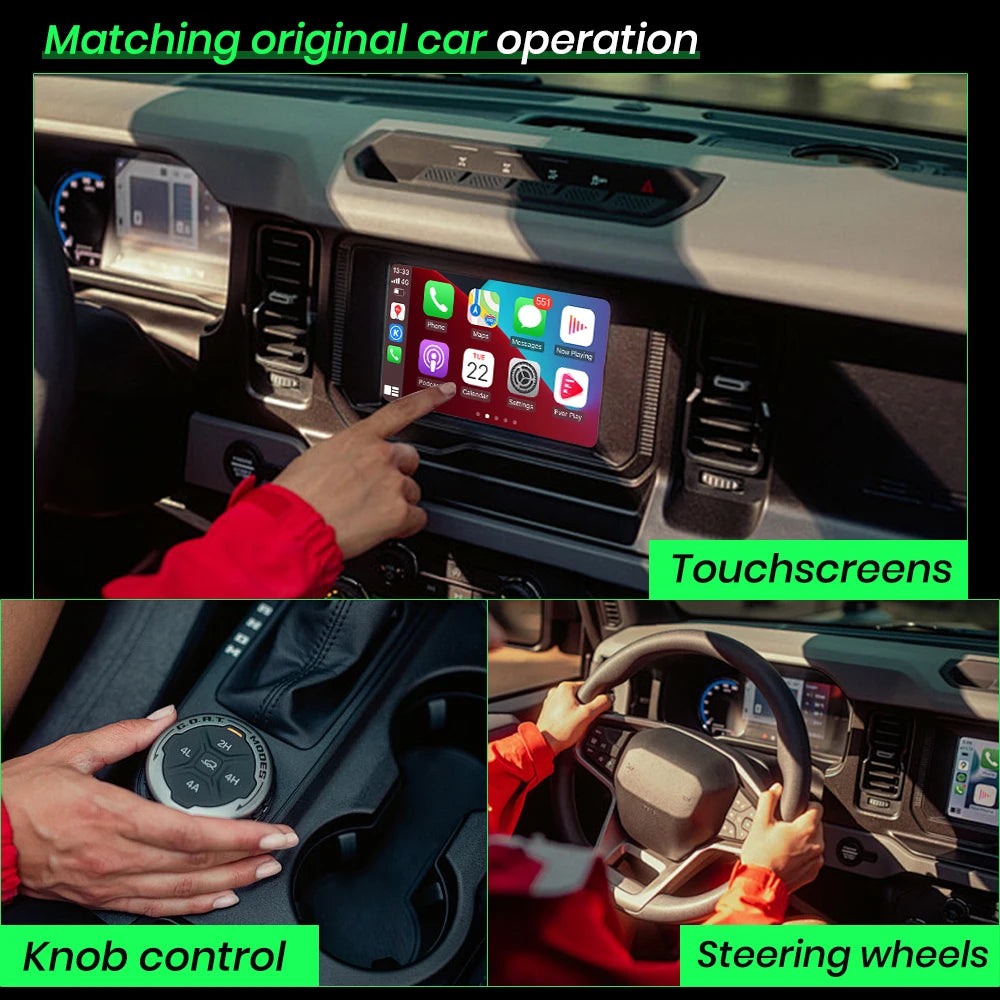 Mini Wireless CarPlay Adapter for Mercedes - Plug & Play Auto-Connect Wired to Wireless Dongle Universal