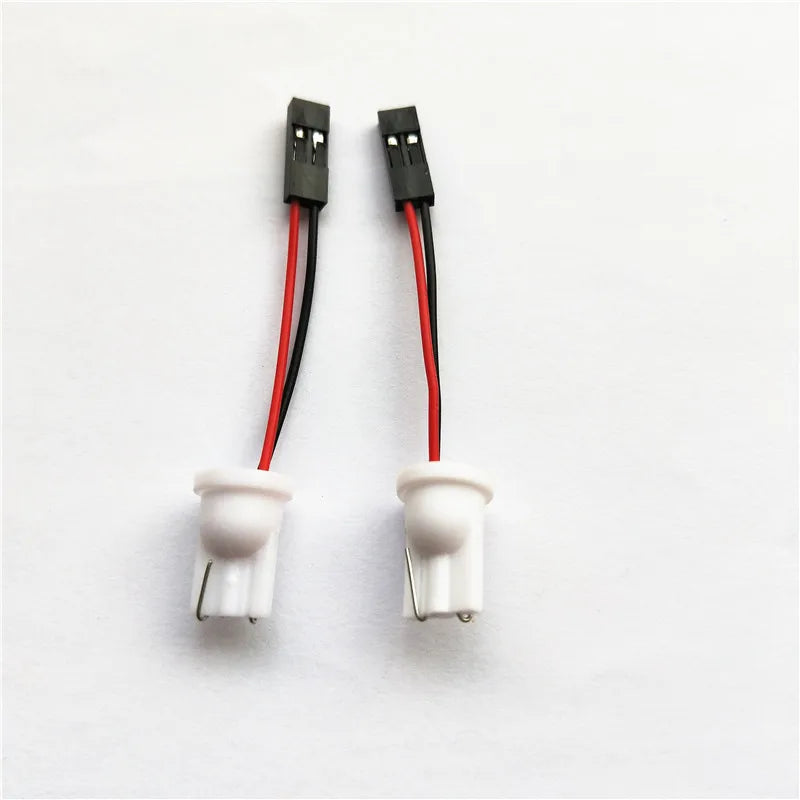 Rockeybright 2pcs T10 Adapter for Car LED Light LED Panel Stop Lamp Bulb Connector T10 Soc