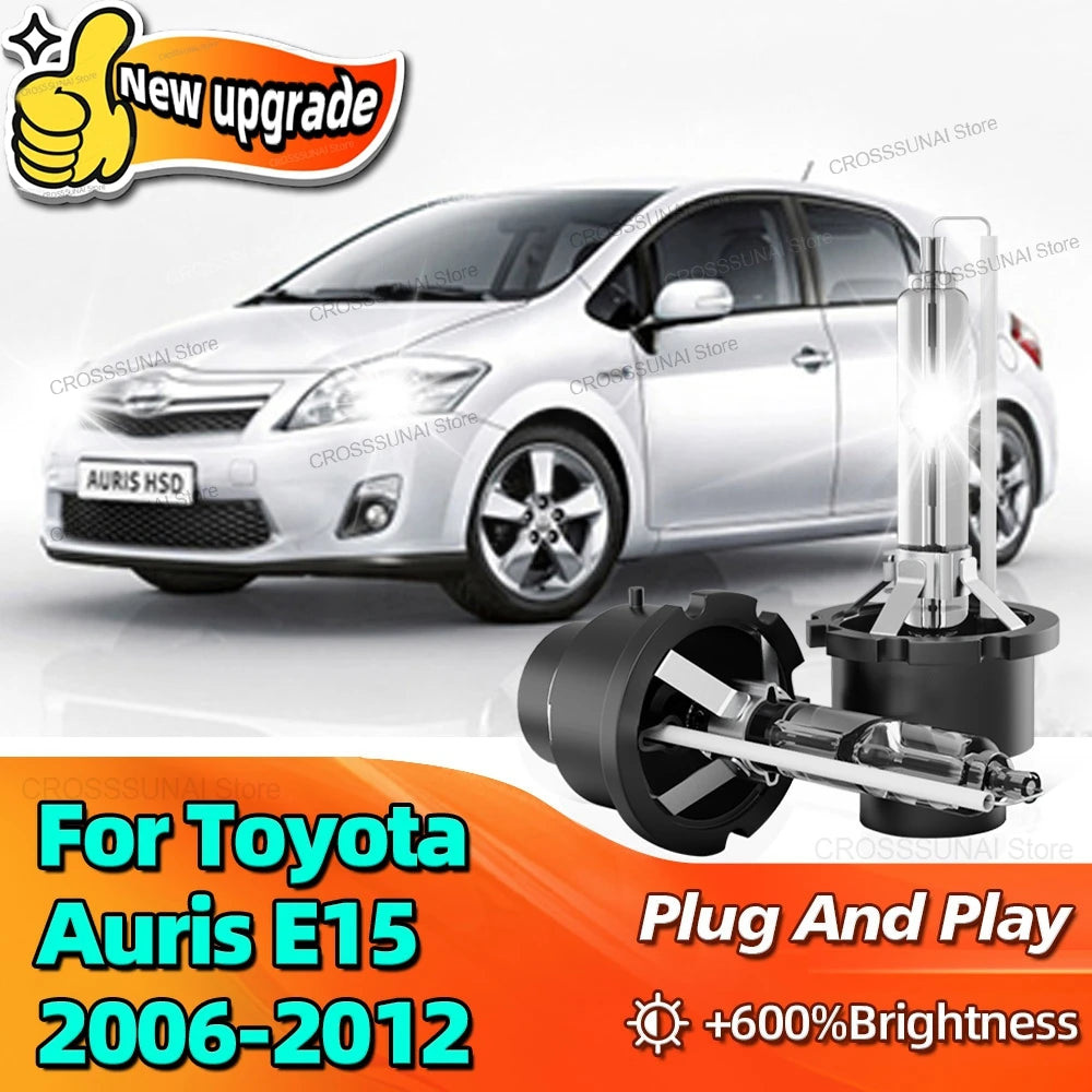 Xenon Replacement Bulb HID Car Headlight 6000K D4S Lamp 10000LM Bright For Toyota Auris E1