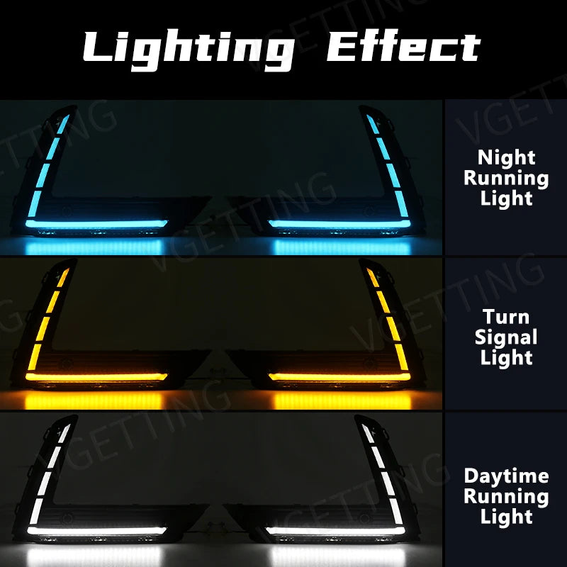 For Honda CRV CR-V 2023 LED DRL Daytime Running Light Daylights Dynamic Turn Signal Fog La | AUTOKITSHOP