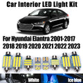 LED Interior Light Kit for Hyundai Elantra 2001- 2017 - Canbus Dome Map Door Trunk Bulbs | AUTOKITSHOP