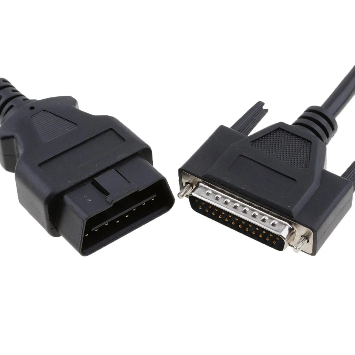 OBD2 16 Pin Converter Adapter Cable Durable Plastic Metal Diagnostic Extension for Car Repair Ga - Automotive LED Light