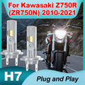 H7 Motorcycle Headlight Bulb 22000LM Super Bright For Kawasaki Z750R (ZR750N) 2010-2019 20