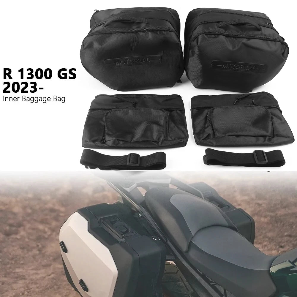 Motorcycle Soft Inner Liner Bags Side Case Luggage Saddlebag Inserts For BMW R1300GS 2023-Later - Automotive LED Light