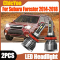 2X Super Bright 6000K White Canbus H11 H8 H9 Car LED Headlight Bulbs High Power 12V For Su