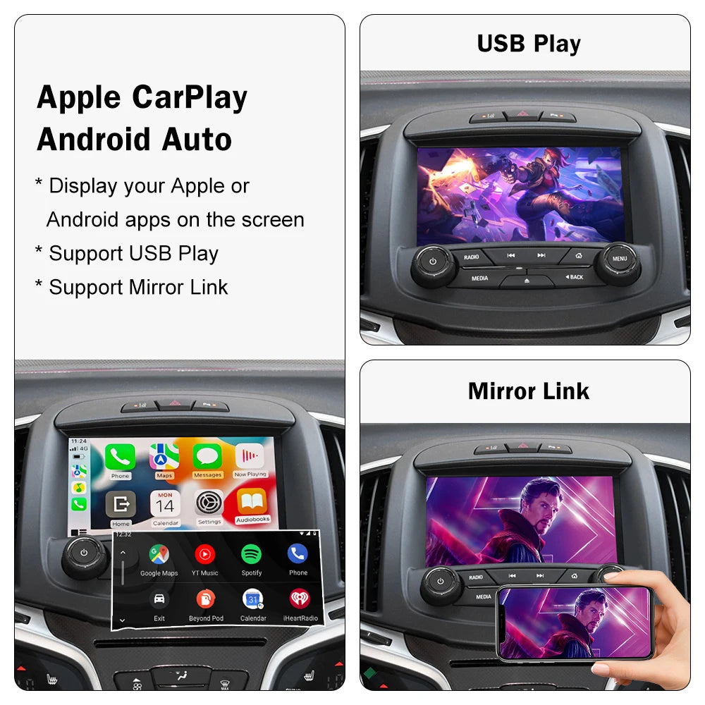 Wireless Carplay for Buick Regal opel insignia 2013-2017 LaCrosse 8" screen,Support Androi | AUTOKITSHOP