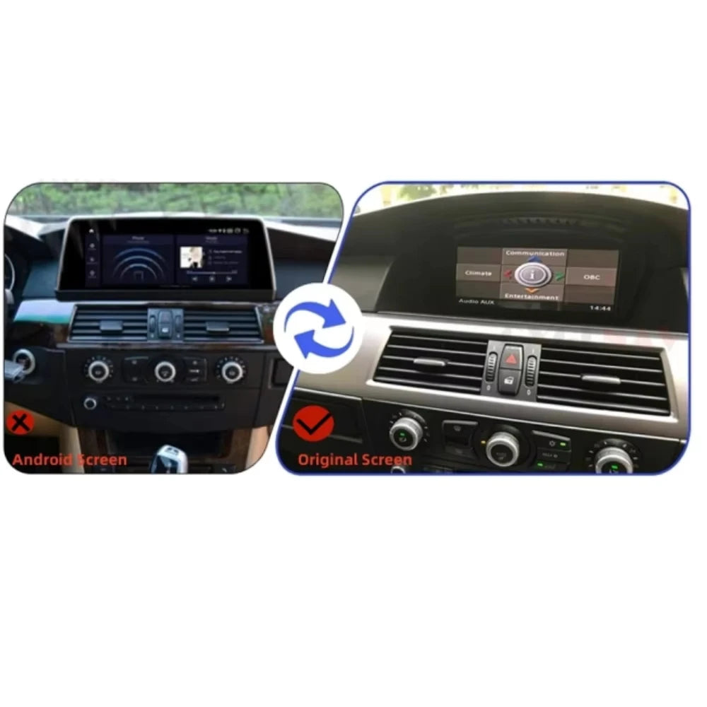 Car AUX Activator For BMW 5 Series E60 E61 E63 E64 CCC 2006 2007 2008 2009 2010 Fit For Or