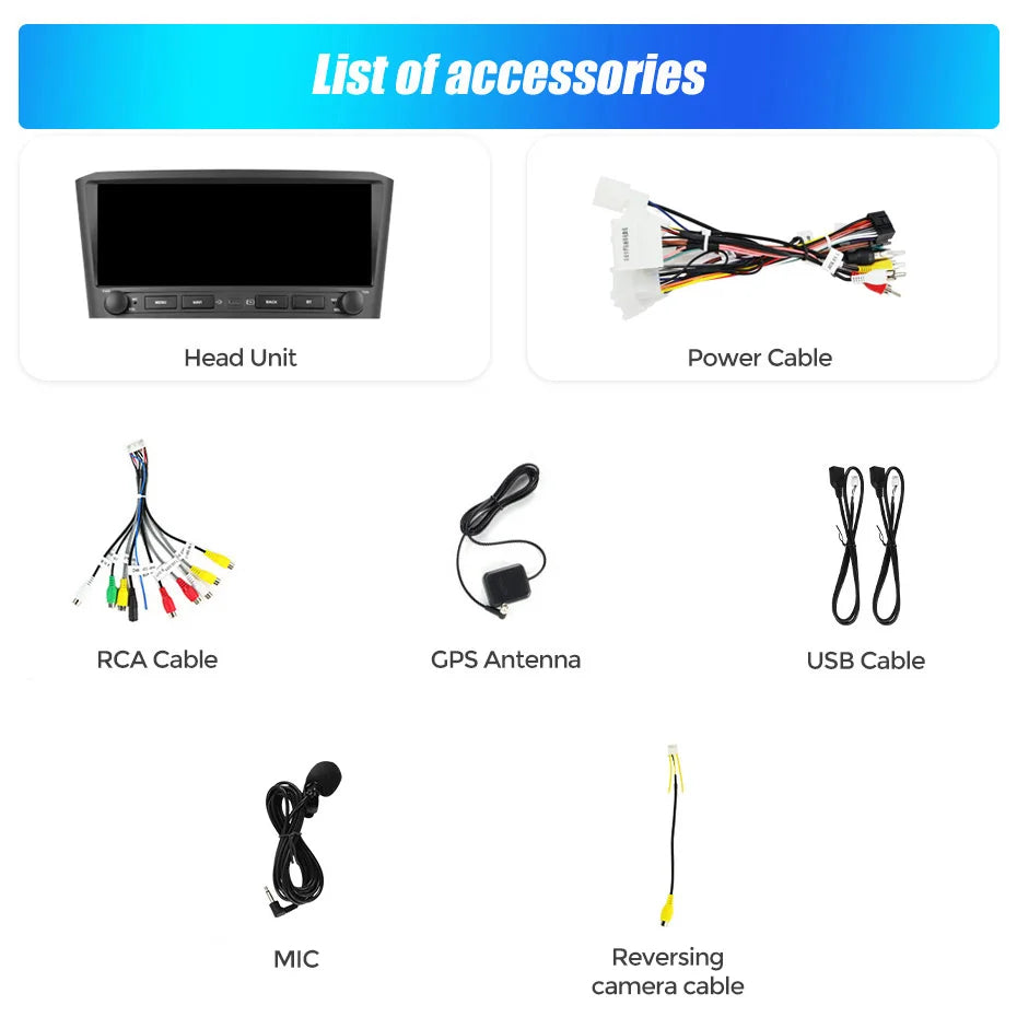MEKEDE&NAVIFLY 10.26inch Car Radio For Toyota Avensis T25 2002-2008 Carplay GPS Central Mu