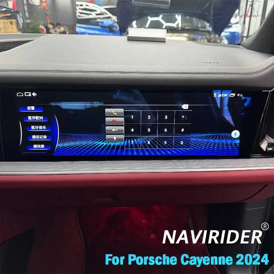 16inch New Car Copilot Carplay Android Screen For Porsche Cayenne 2024 Car Navigation Mult