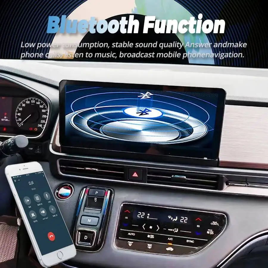 Carplay 12.3inch Car Radio For Honda ODYSSY 2022 2023 2024 Android 15 wireless BT GPS Car