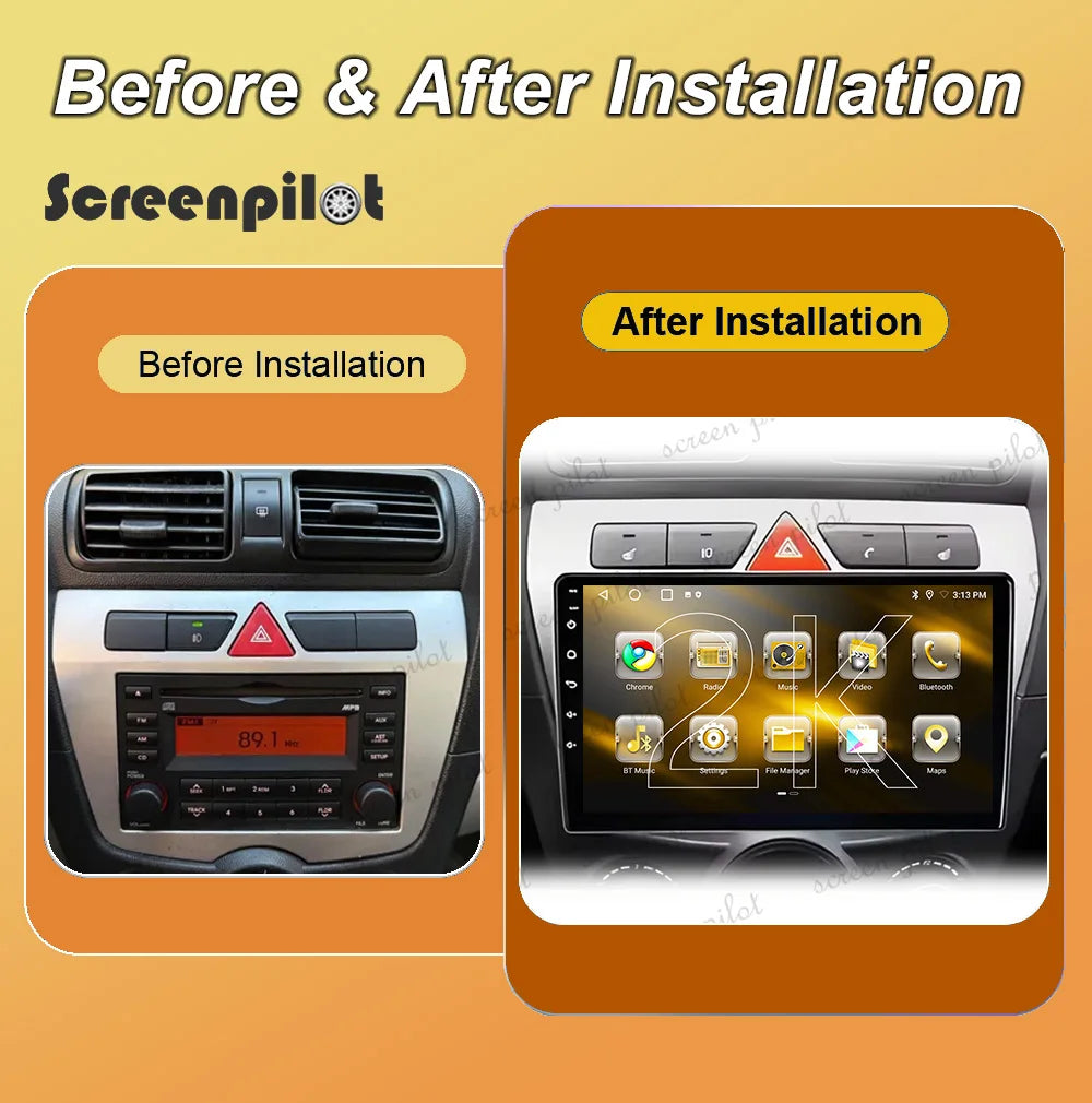 Android 16 For Kia Morning Picanto 2007-2010 Carplay Auto Car Radio Multimedia Player Auto | AUTOKITSHOP