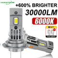 300W Turbo H7 LED CANBUS Light Mini Head Lamp 1:1 Size Wireless H7 Car LED Headlight Bulbs