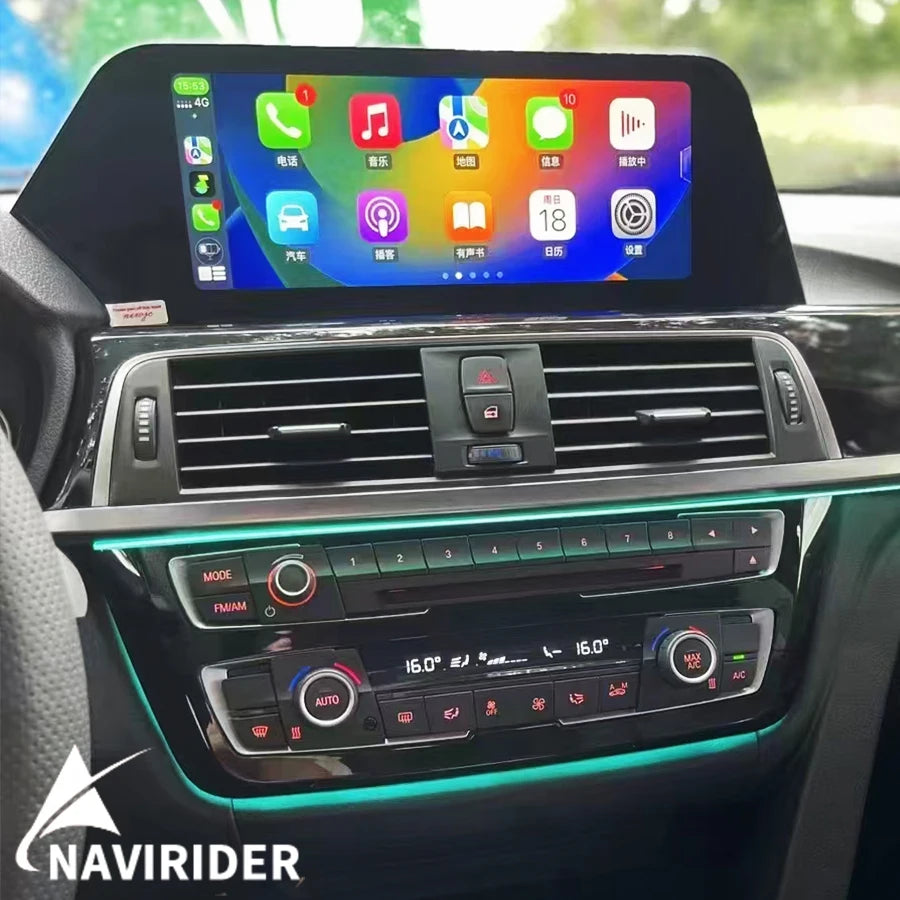 4G BT blade screen Android 14 For BMW Series 3 4 F30 F31 F32 F33 F34 F36 2012 - 2019 10.25