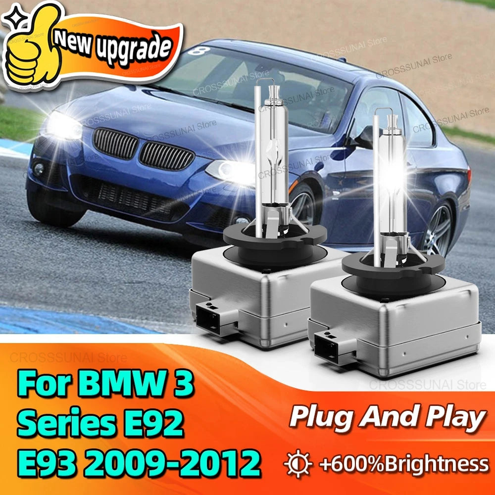 HID Auto Lights Xenon Car Bulb 12V 35W Headlights 6000K White Light For BMW 3 Series E92 E