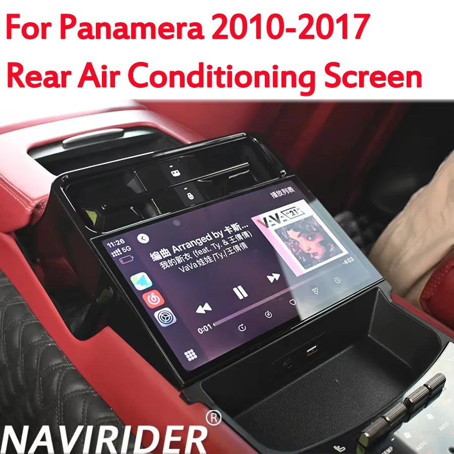 S 9inch Android Rear Air Conditioning Screen For Porsche Panamera 2011-2017 AC Climate Con | AUTOKITSHOP