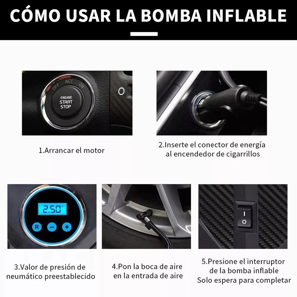 Car Air Pump 10A 12V DC 120W 100 Psi For For Car SUV Motorcycle ATV Bicycles Air Pump Acce