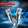 H7 LED Headlight CANBUS Error Free 660000LM Super Bright h7 LED Car Lights Plug And Play W
