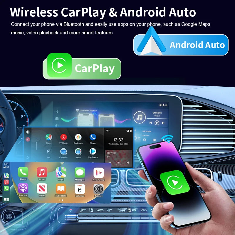 ZTUZAUTO CarPlay Box for BMW, Audi, Mercedes-Benz, Lexus, Acura, Volvo, Honda, VW, Bentley
