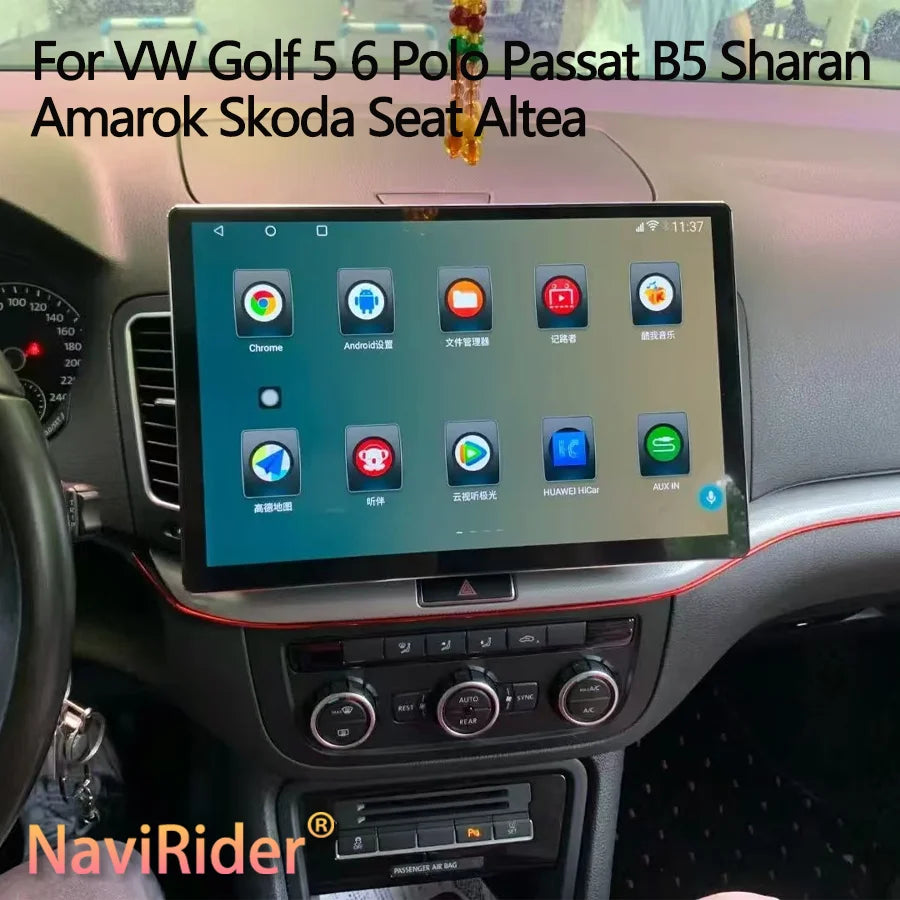 Android Auto Car Radio for VW Golf 5 6 Polo Passat B5 Sharan Amarok Skoda Seat Altea 13.3"