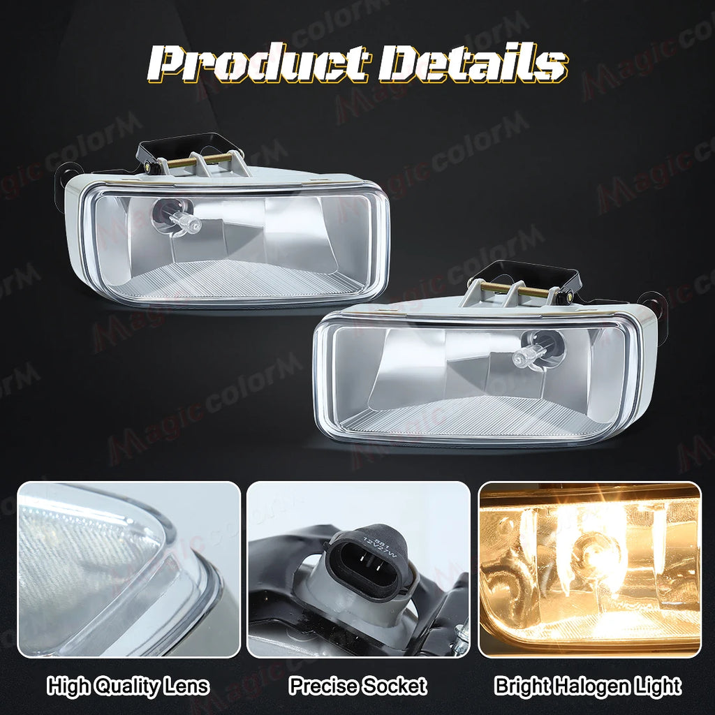 For Chevy Silverado Tahoe Suburban 2007 2008 2009 2010 2011 2012 2013 2014 2015 Fog Lamps  | AUTOKITSHOP