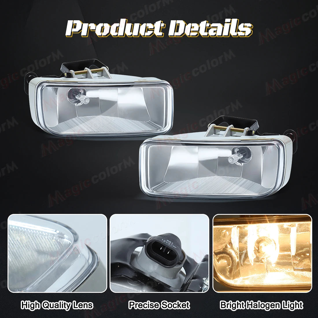 For Chevy Silverado Tahoe Suburban 2007 2008 2009 2010 2011 2012 2013 2014 2015 Fog Lamps  | AUTOKITSHOP