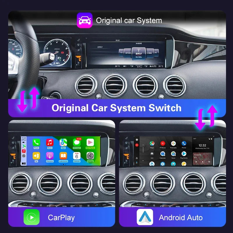 Wireless CarPlay interface for Mercedes Benz S-Class 2014-2017 with NTG5.0 System Android