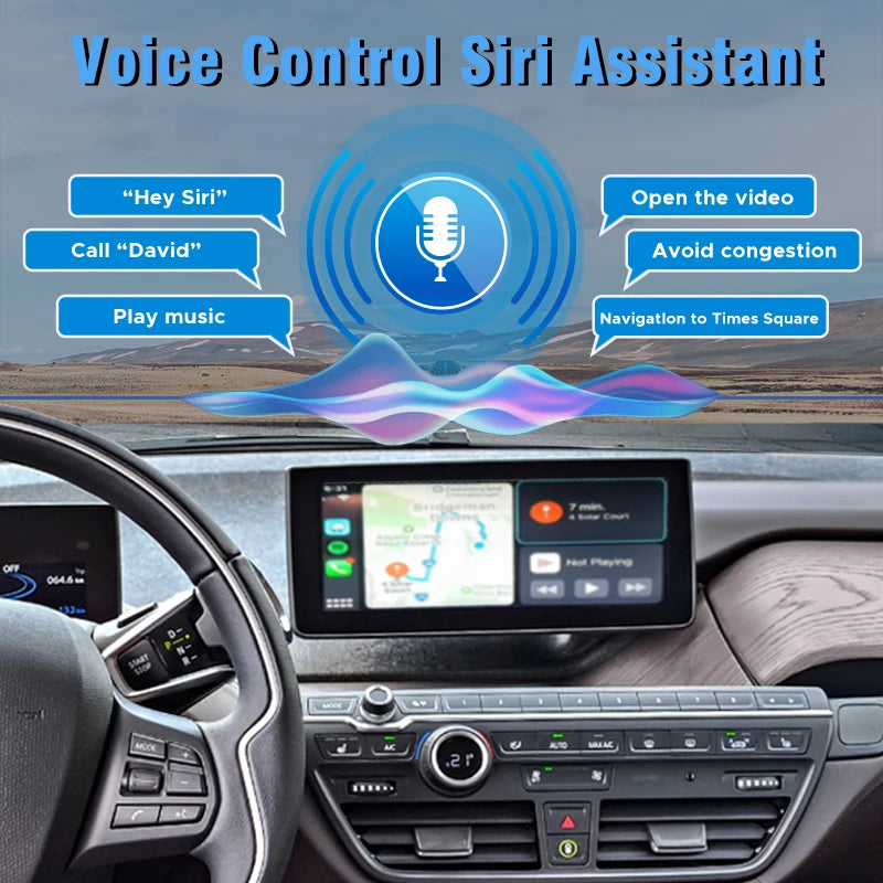 Wireless CarPlay Interface For BMW i3 I01 2013-2017 NBT System With Android Auto Mirror Li