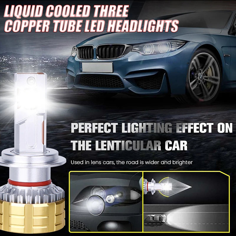 3000W H7 H4 Car LED Headlight Canbus 9054 CSP Chips H1 H8 H9 H11 9005 HB3 9006 HB4 H1 Auto