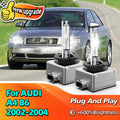 Xenon D1S HID Headlight Replacement Bulb 12V 10000LM Bright Car Light 6000K For AUDI A4 B6