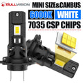BULLVISION H7 LED Car Lights Canbus 7035 CSP 1:1 Mini Automotive Kits 6000K White High Low