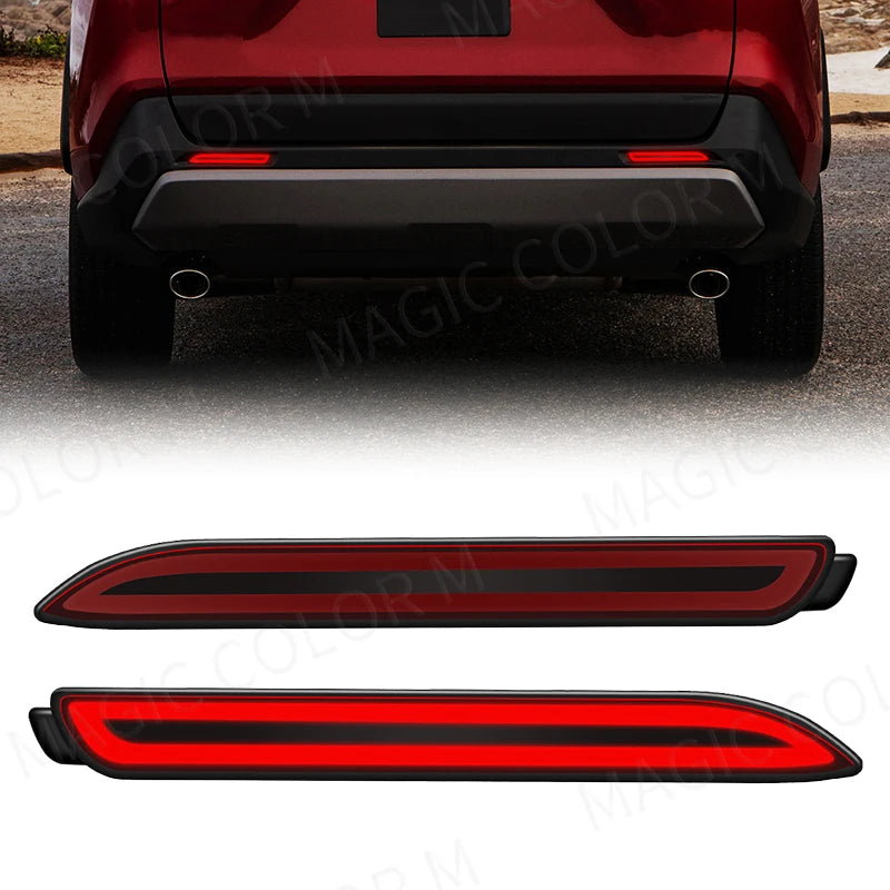 For Toyota RAV4 Camry Rear Light Kit Reflector Fog Lamp Bumper Brake Red for Lexus IS-F GX | AUTOKITSHOP