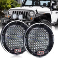 7Inch Super Bright Daytime Running Light 300W Double Color Driving Lamp for Jeep Offroad B