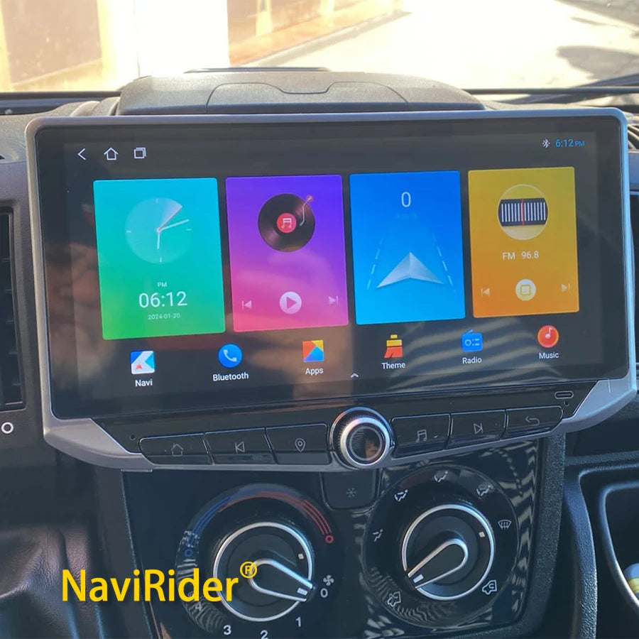 10.88inch Android 14 Car Radio For Fiat Ducato Citroen Jumper Peugeot Boxer 2007-2023 Auto
