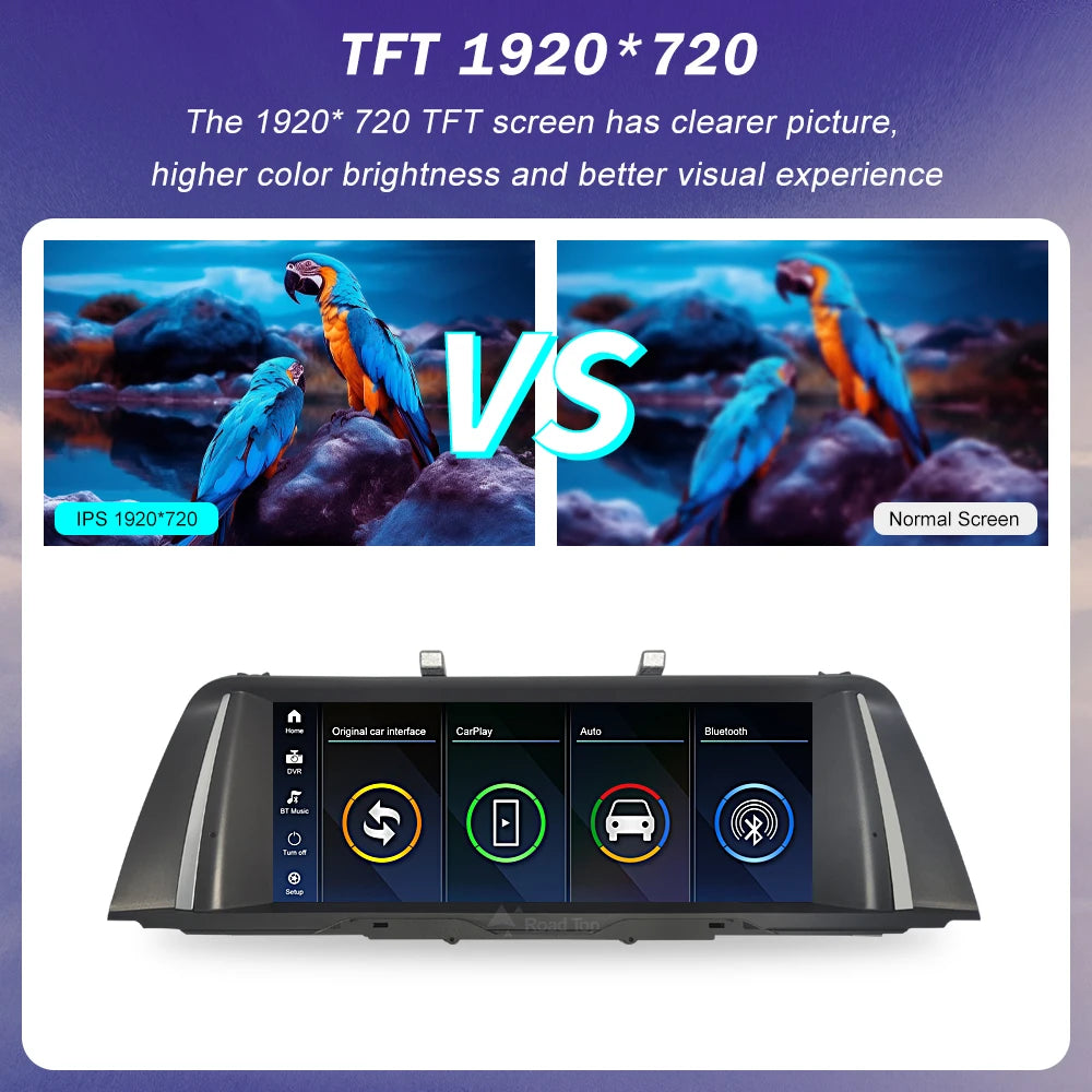 1920*720 Multimedia Car Radio Screen For BMW 5 Series F10 F11 CIC NBT System 2011-2017 Wir | AUTOKITSHOP