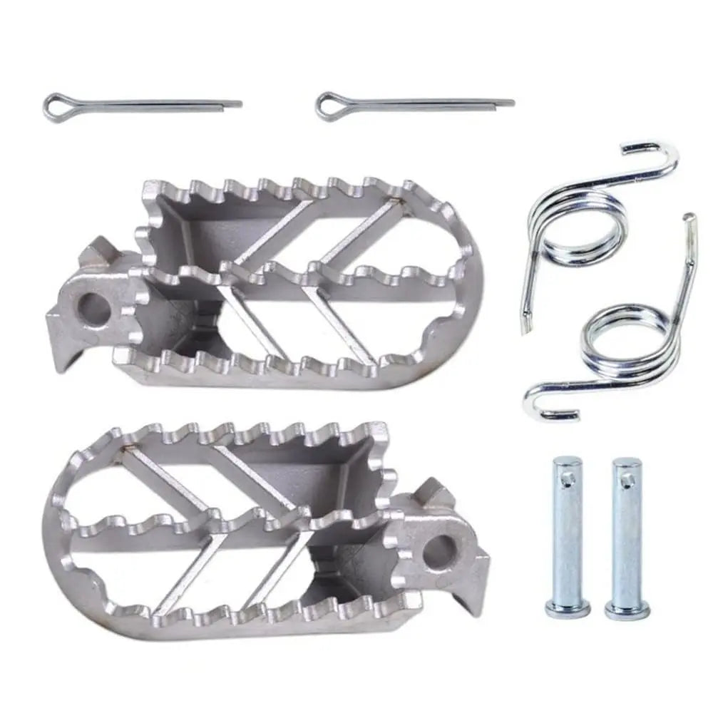 Stainless Steel Motorcycle Front Foot Peg Footrest Pedal For Honda Suzuki Yamaha