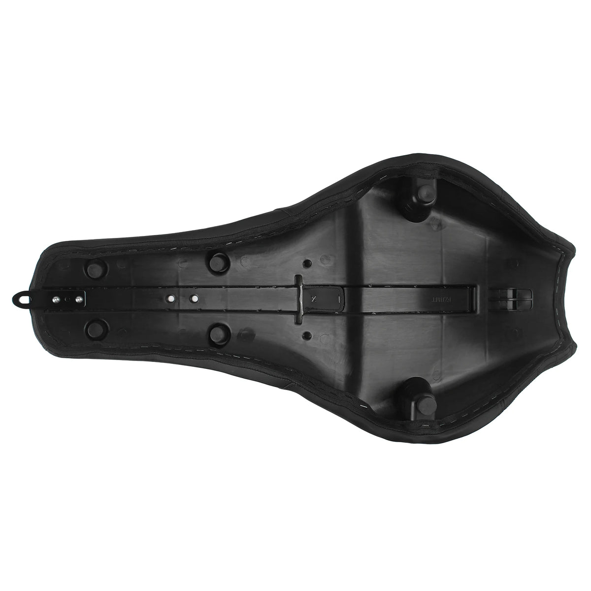 Black Two Up Motorcycle Complete Seat Driver & Passenger Cushion For Harley Softail Street Bob F - Automotive LED Light