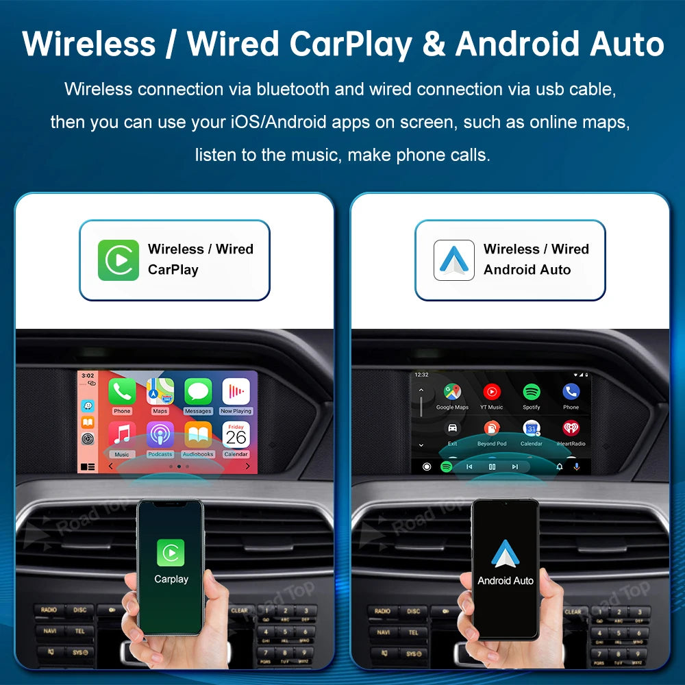 RoadTop Wireless Carplay Module for Mercedes Benz C Class W204 NTG4.5/4.7 2011-2014 with A | AUTOKITSHOP